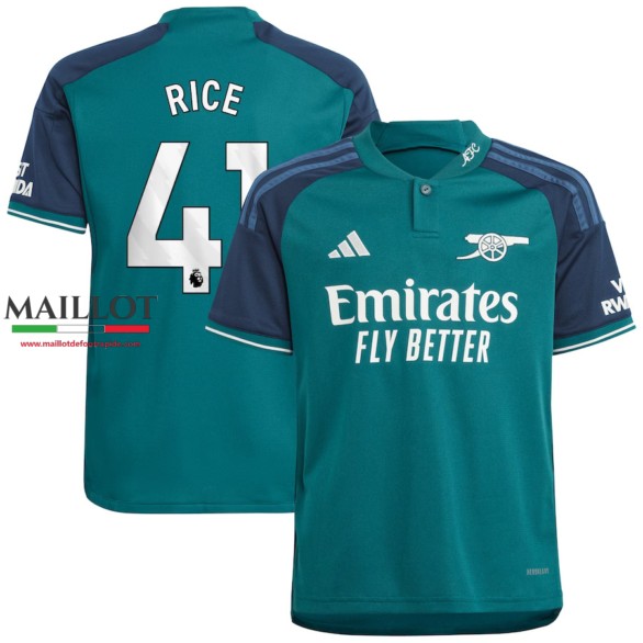 maillot arsenal rice Third 2023/2024