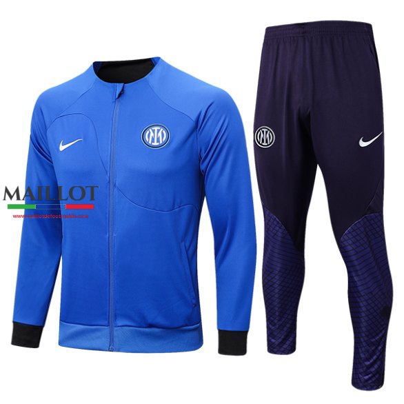Ensemble survetement Inter Milan 2023/2024 bleu pourpre