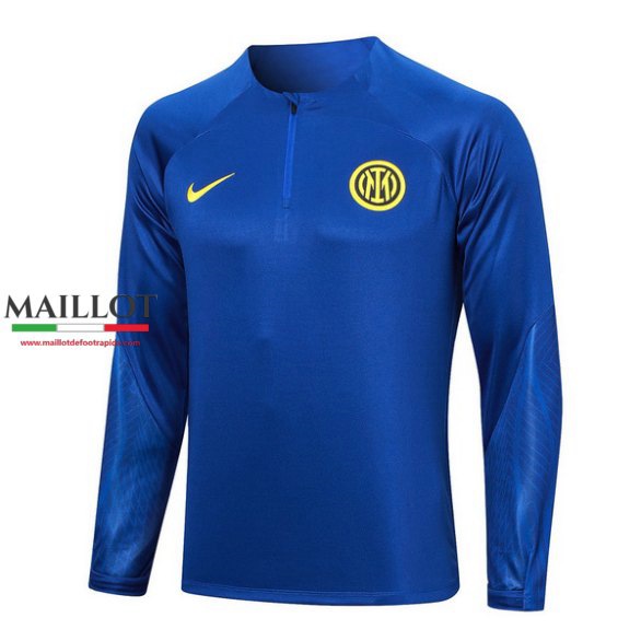 survetement Inter Milan 2023/2024 bleu jaune